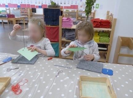 Stage 6: Sewing outlines and shapes